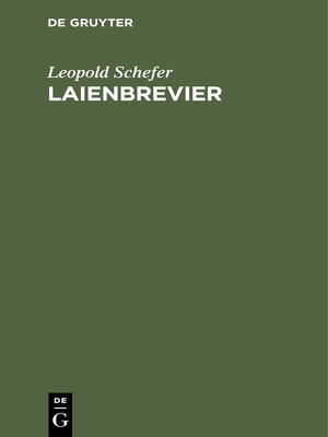 cover image of Laienbrevier